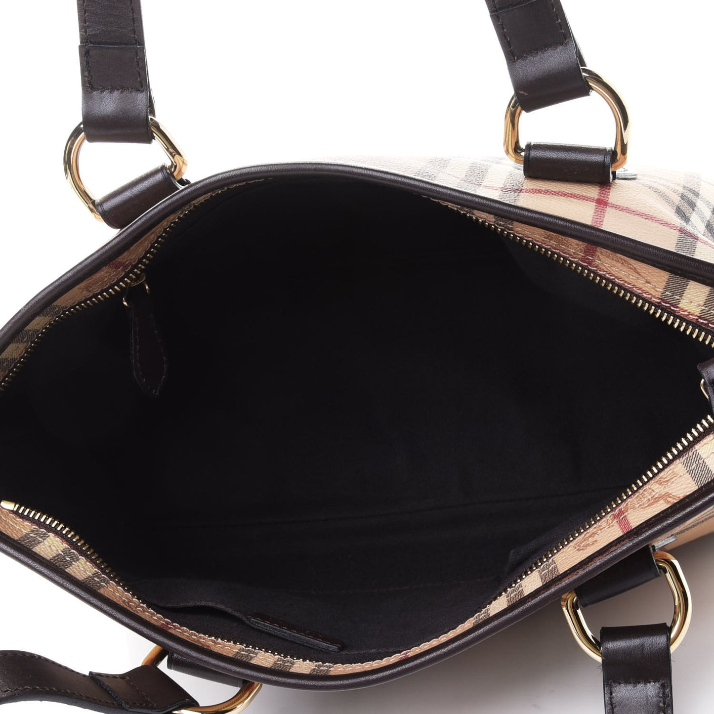 Haymarket Check Medium Regent Tote Chocolate