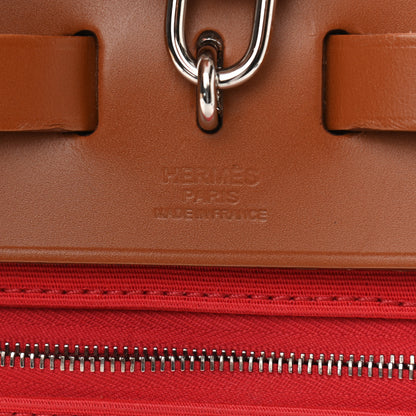 Hermes Vache Hunter Toile Herbag Zip 31 PM Bougainvillea 7 of 13