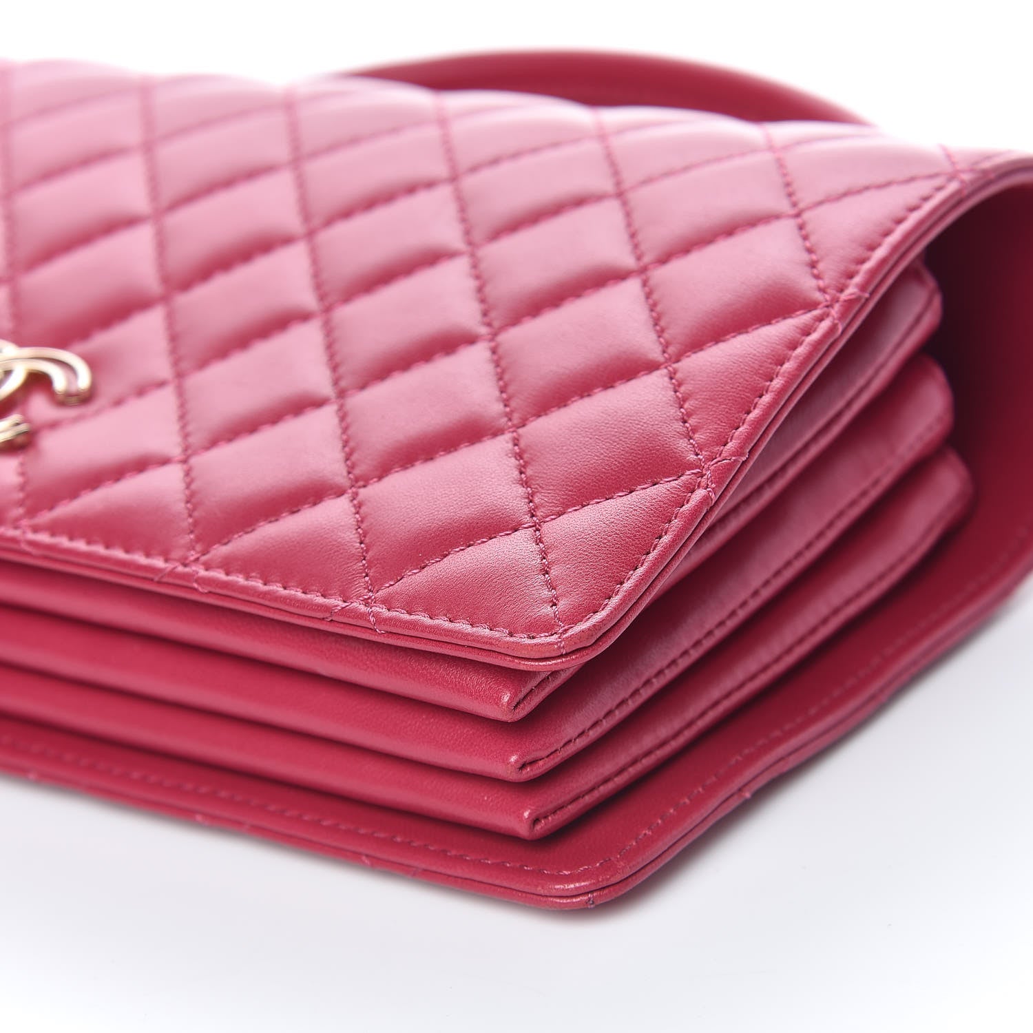 Chanel Lambskin Quilted Small Citizen Chic Flap Dark Pink 7 of 12