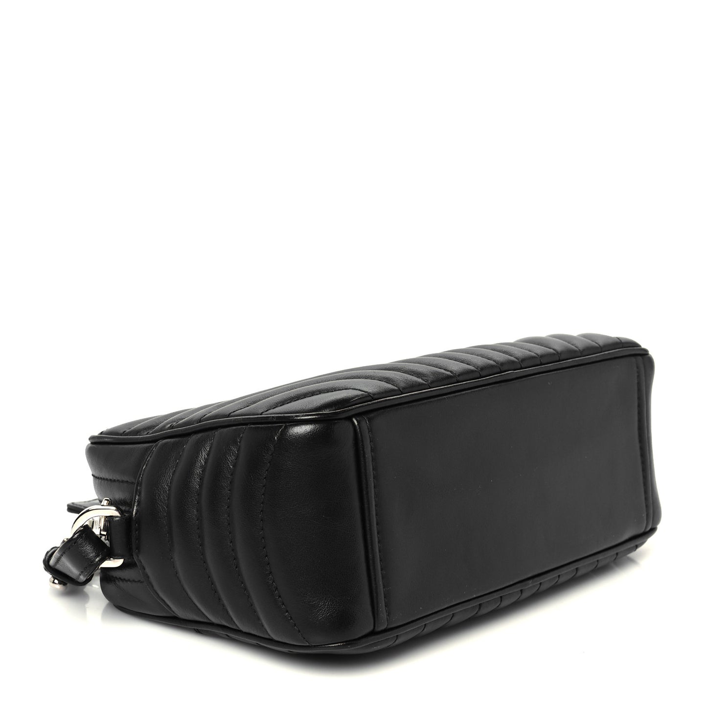 Soft Calfskin Diagramme Camera Bag Black