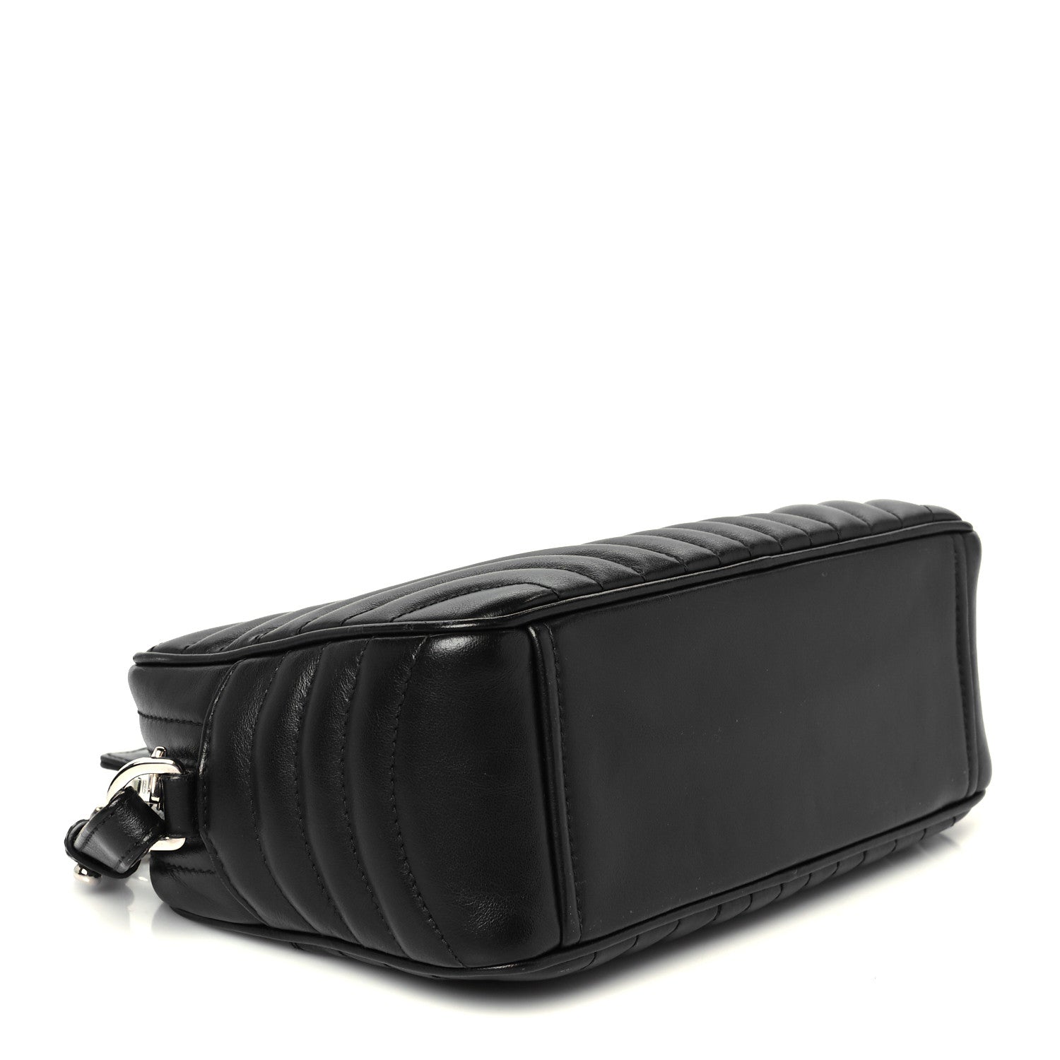 Prada Soft Calfskin Diagramme Camera Bag Black 4 of 9