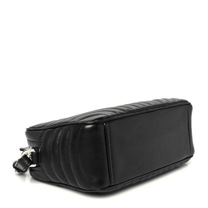 Prada Soft Calfskin Diagramme Camera Bag Black 4 of 9