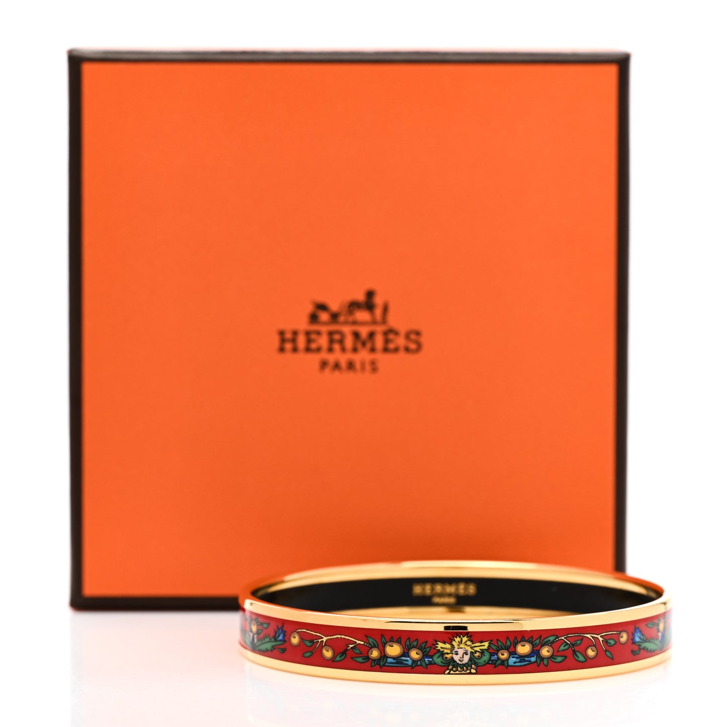 Enamel Printed Narrow Bracelet