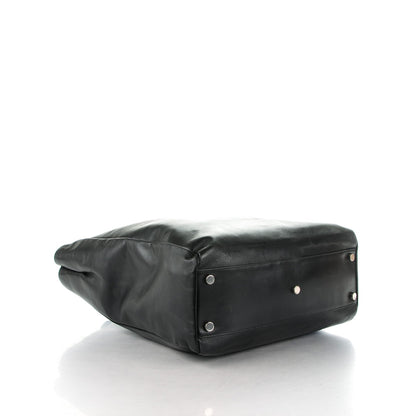 Saint Laurent Calfskin Suede Reversible Shopping Tote Black 4 of 10