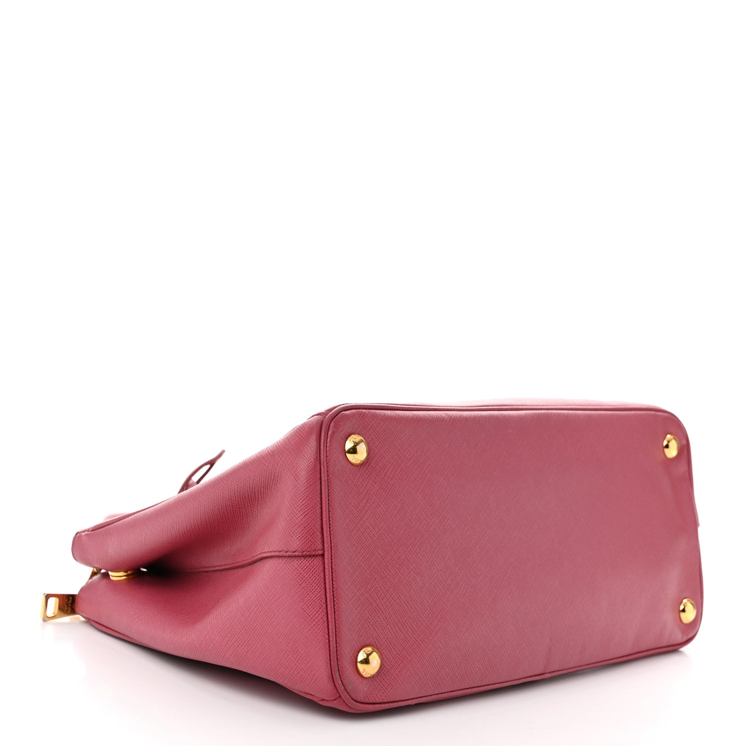 Prada Saffiano Small Galleria Double Zip Tote Peonia 4 of 11