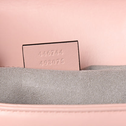 Gucci Calfskin Matelasse Mini GG Marmont Shoulder Bag Perfect Pink 6 of 9