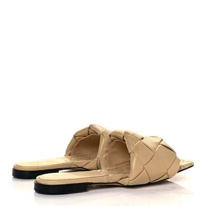 Bottega Veneta Nappa Maxi Intrecciato Lido Flat Sandals 38.5 Bandage 4 of 7