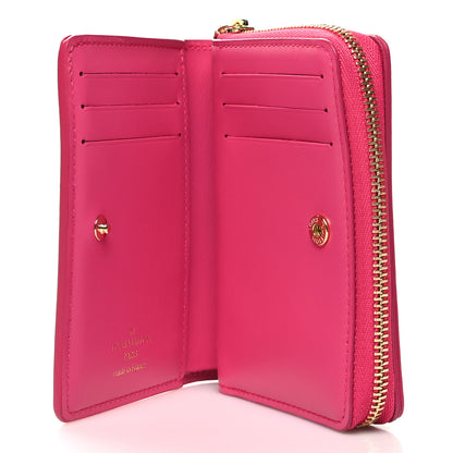 Louis Vuitton Calfskin Nanogram Embossed Lou Wallet Rose 5 of 8