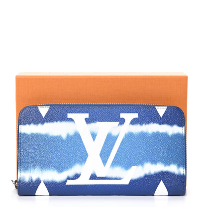 Louis Vuitton Monogram Escale Zippy Wallet Blue 7 of 7