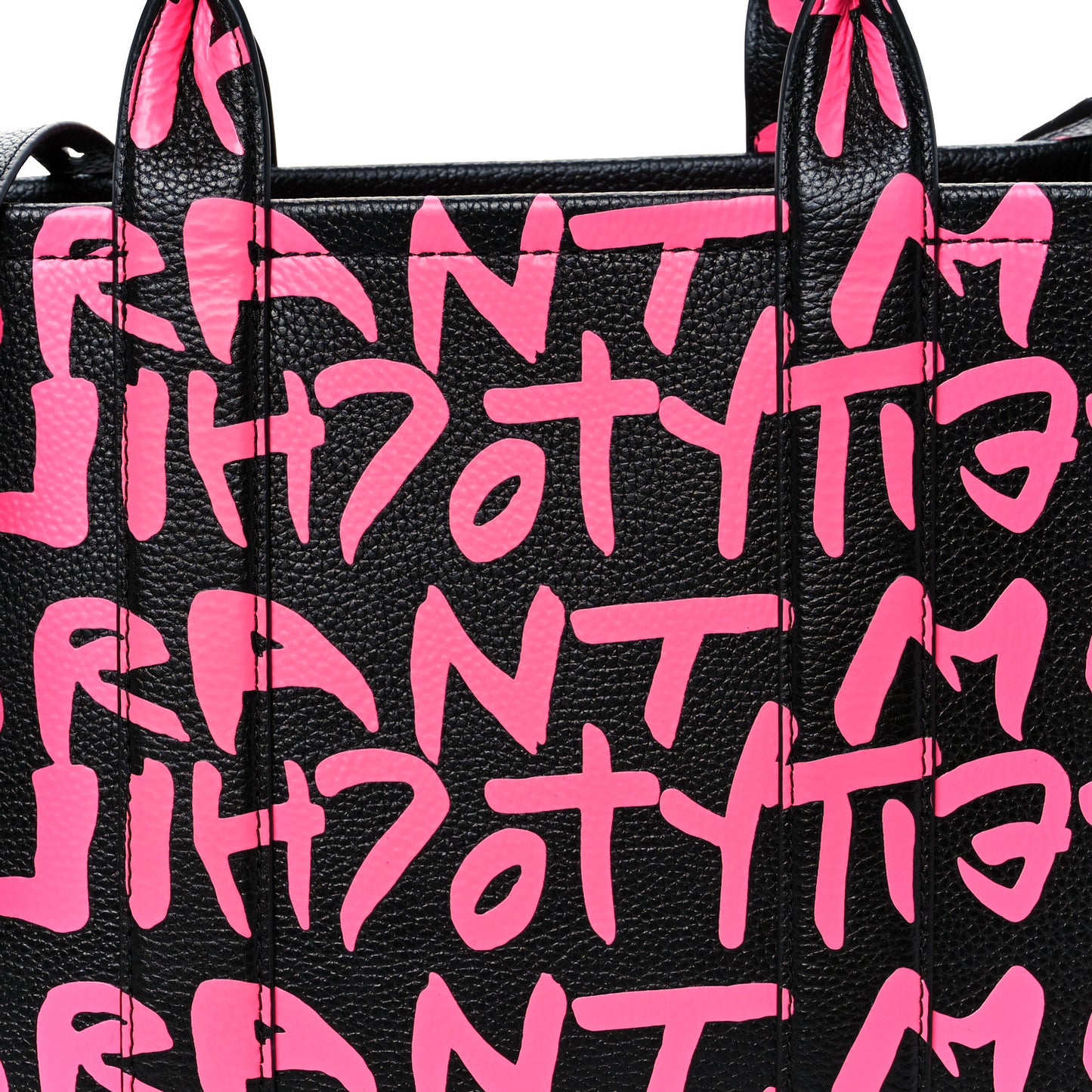 X STEPHEN SPROUSE Grained Calfskin Medium The Tote Bag Pink