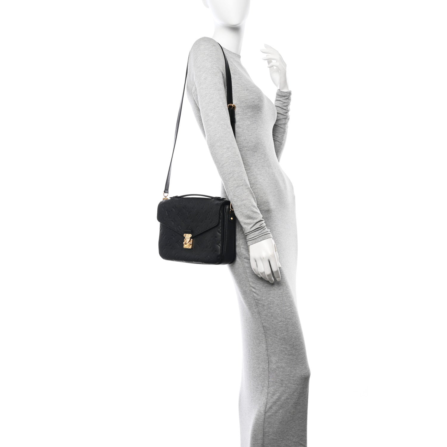 Louis Vuitton Empreinte Pochette Metis Black 2 of 10