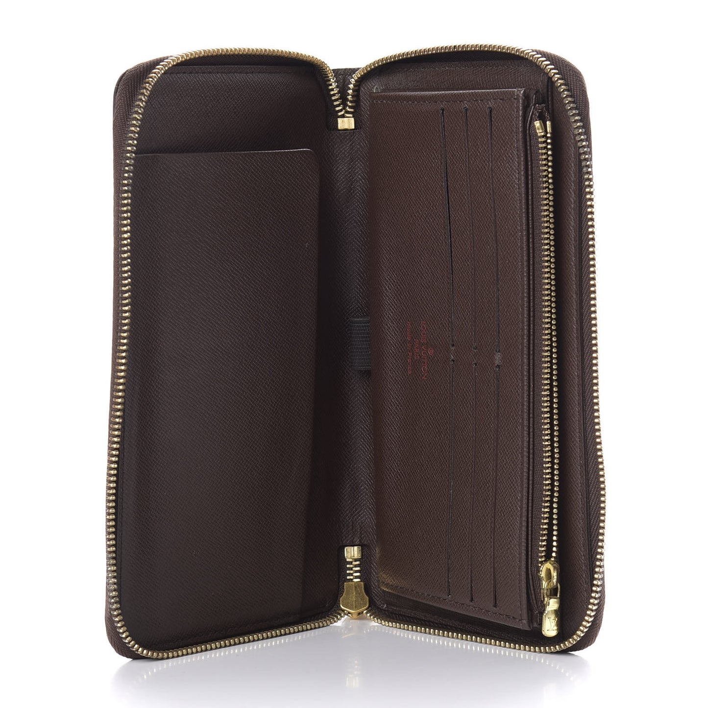 Damier Ebene Zippy Organizer Wallet