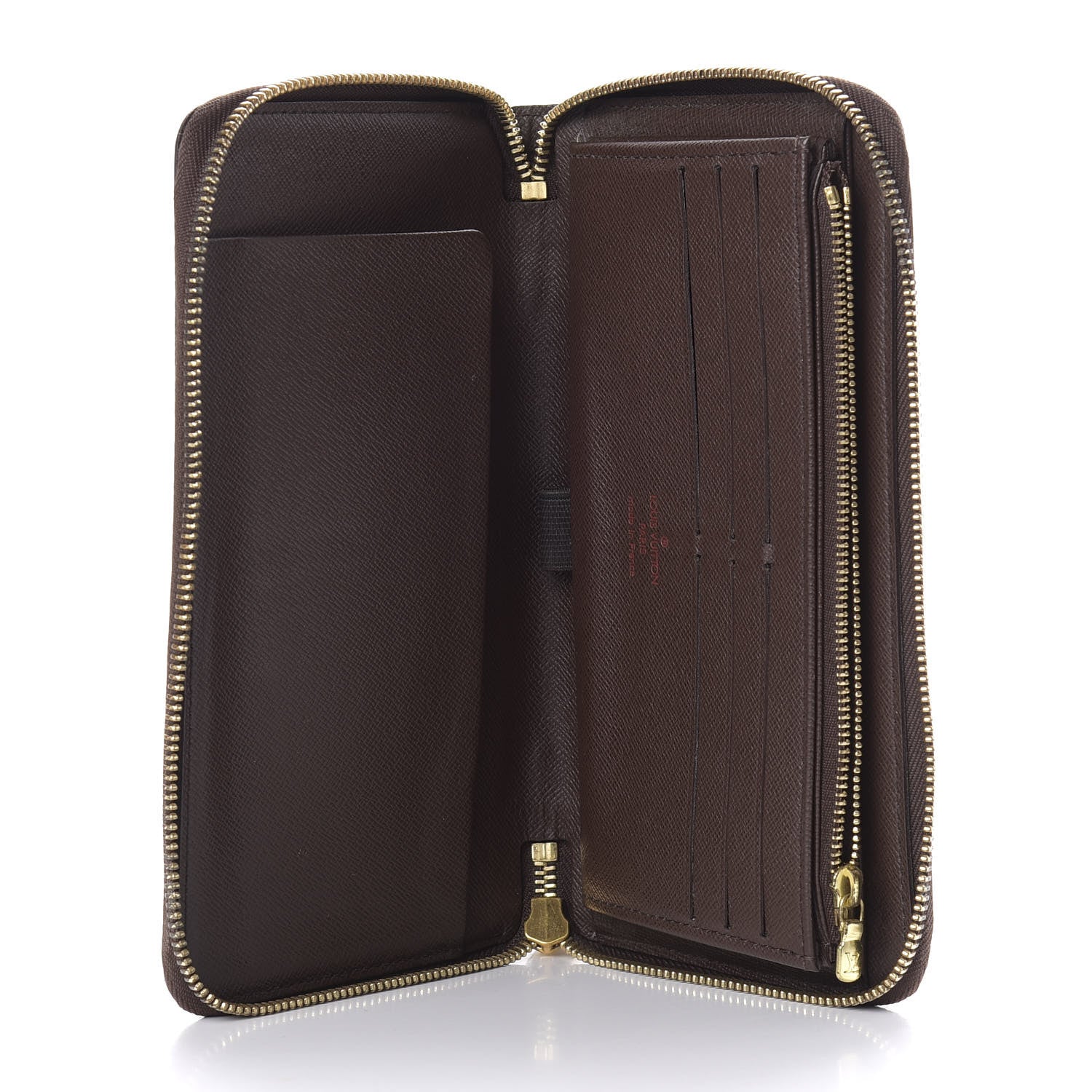 Louis Vuitton Damier Ebene Zippy Organizer Wallet 4 of 9