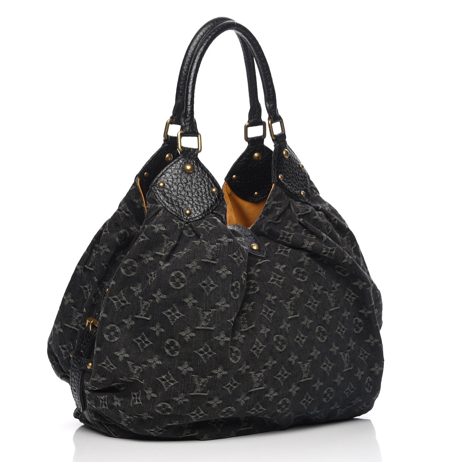 Louis Vuitton Denim Mahina XL Black 3 of 11