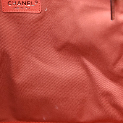 Chanel Mixed Fibers Large Shopping Bag Pink Beige 13 of 15