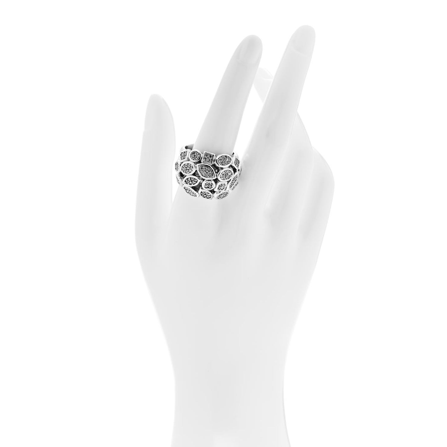 Sterling Silver Diamond Confetti Ring 60 9