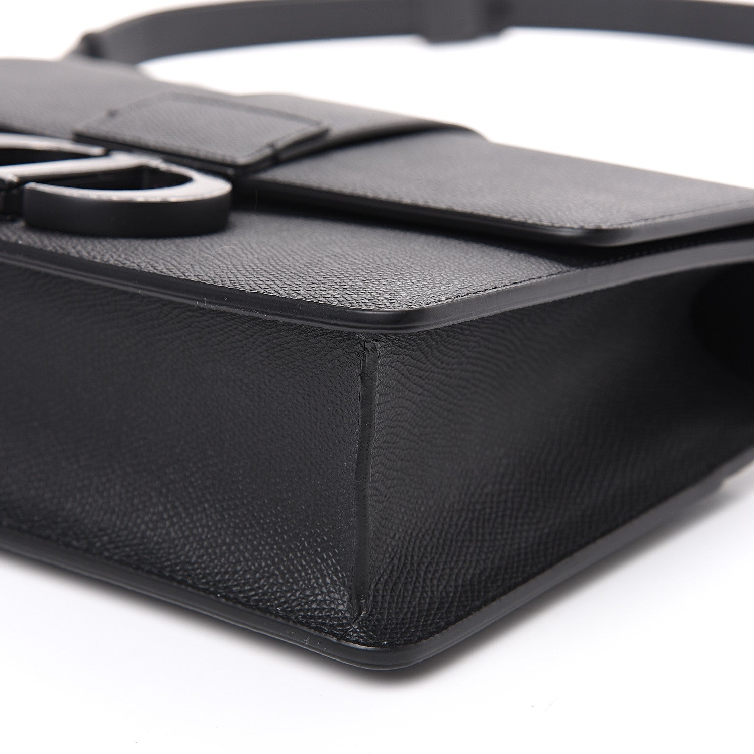 Christian Dior Ultra Matte Grained Calfskin 30 Montaigne Flap Bag Black 7 of 8