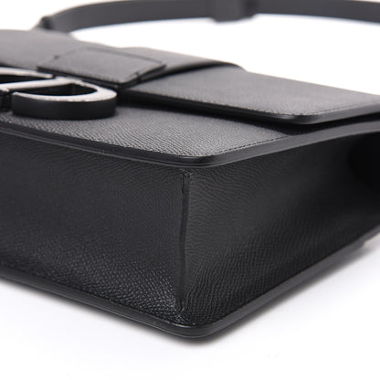 Christian Dior Ultra Matte Grained Calfskin 30 Montaigne Flap Bag Black 7 of 8