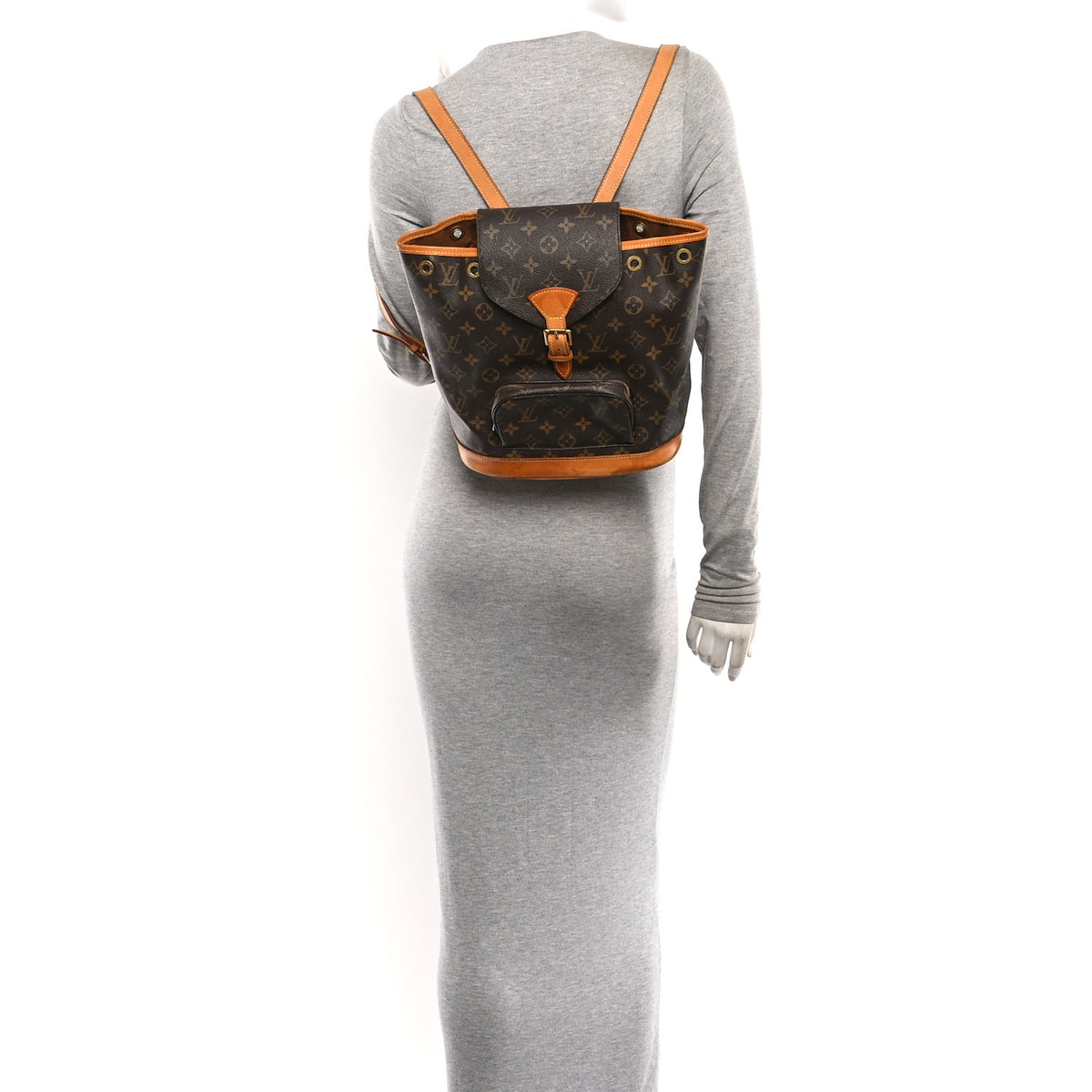 Louis Vuitton Monogram Montsouris MM Backpack 2 of 9
