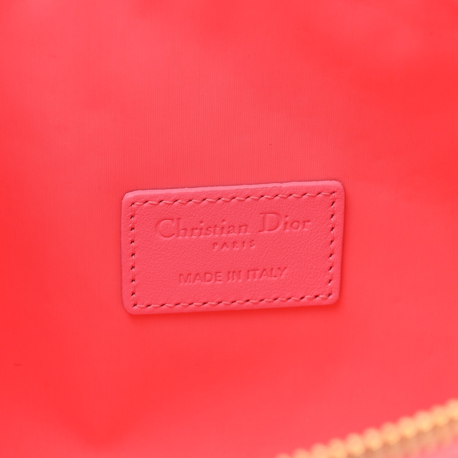 Christian Dior Canvas De Jouy Diortravel Nomad Pouch Pink 6 of 10