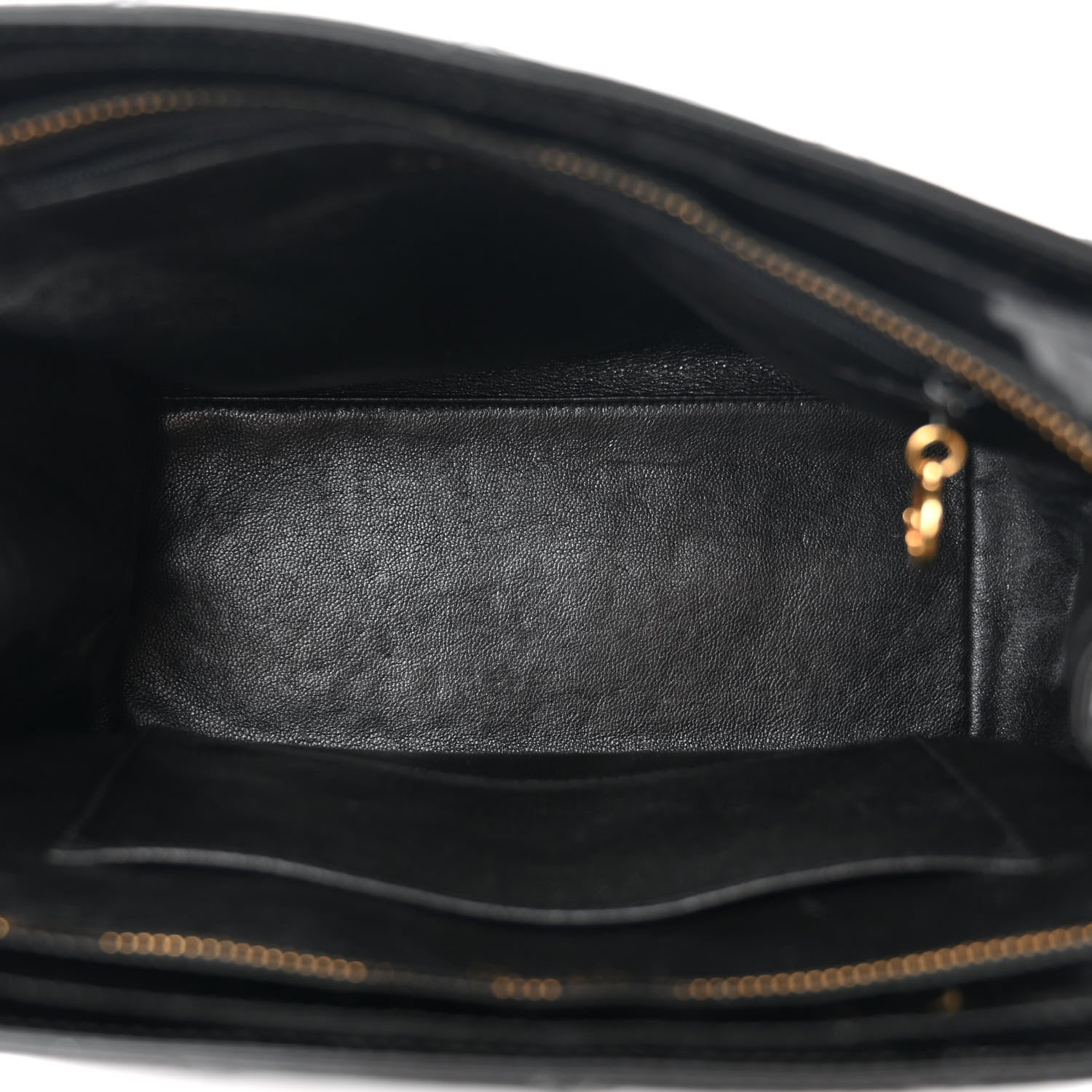 Chanel Patent Quilted CC Shoulder Bag Black 5 of 13