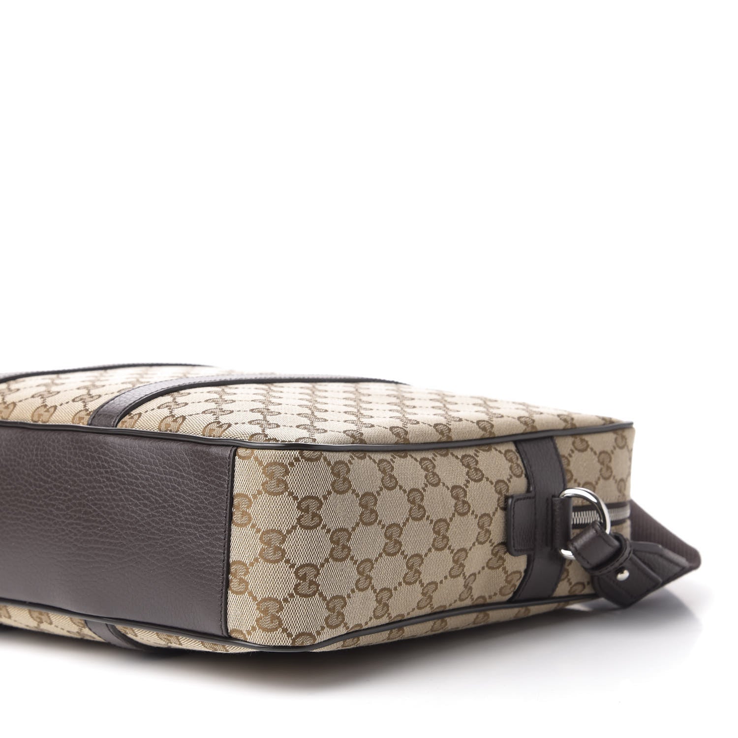 Gucci Monogram Briefcase Dark Brown 10 of 11