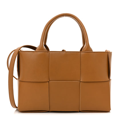 Bottega Veneta Nappa Maxi Intrecciato Mini Arco Tote Camel 1 of 10