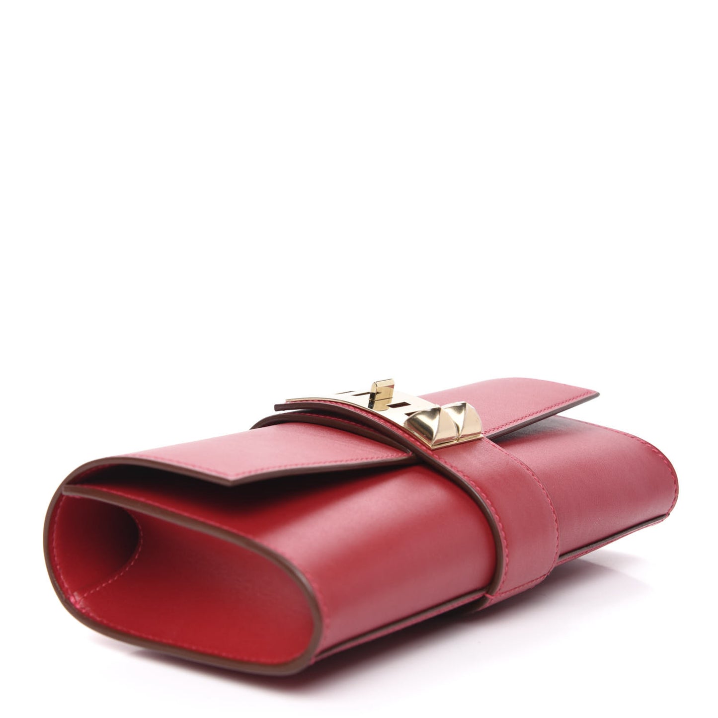 Tadelakt Medor 23 Clutch Rouge Vif