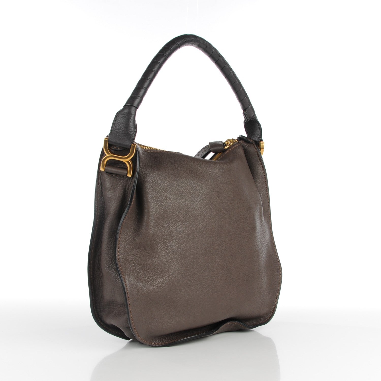 Chloe Calfskin Medium Marcie Hobo Ash 3 of 8