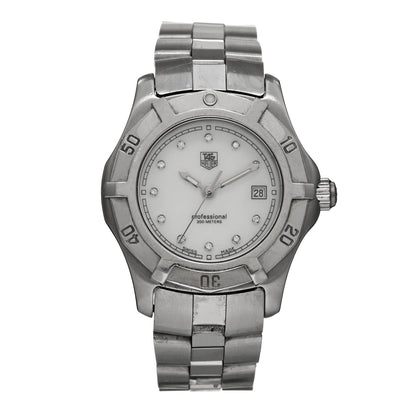 Tag Heuer Stainless Steel Diamond Mother of Pearl 29mm Aquaracer Lady Quartz Watch WN131H-0 1 of 4