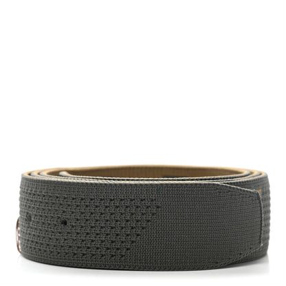 Hermes Nylon Mesh 32mm Sprint Belt Strap XL Vert De Gris Corteccia 1 of 6