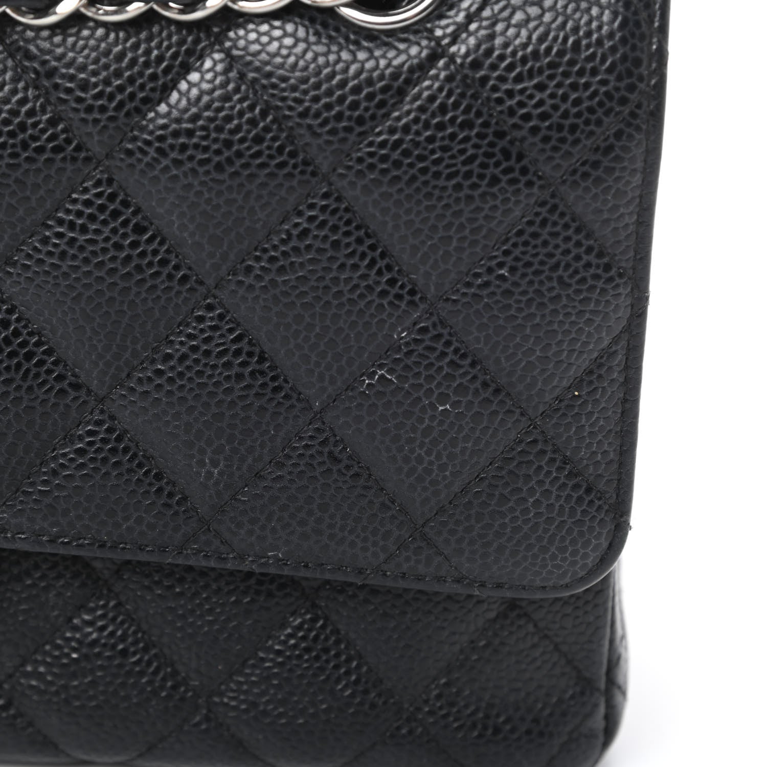 Chanel Caviar Quilted Medium Double Flap Black 17 of 19