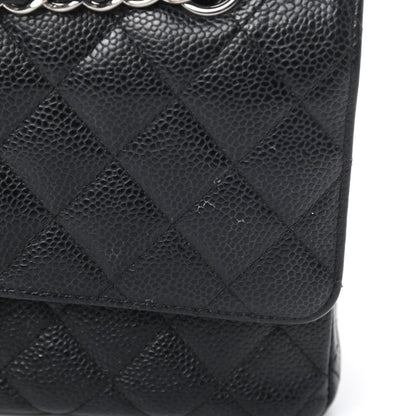 Chanel Caviar Quilted Medium Double Flap Black 17 of 19