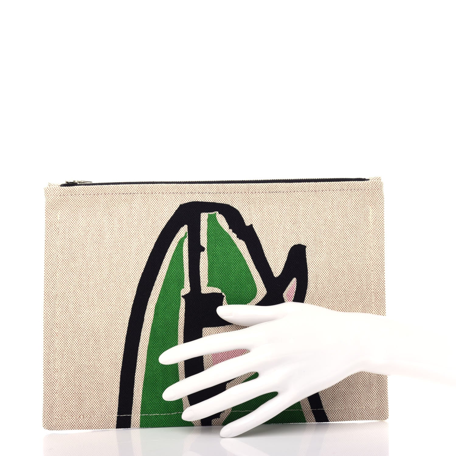 Hermes Toile Flat Waikiki Pouch 2 of 7