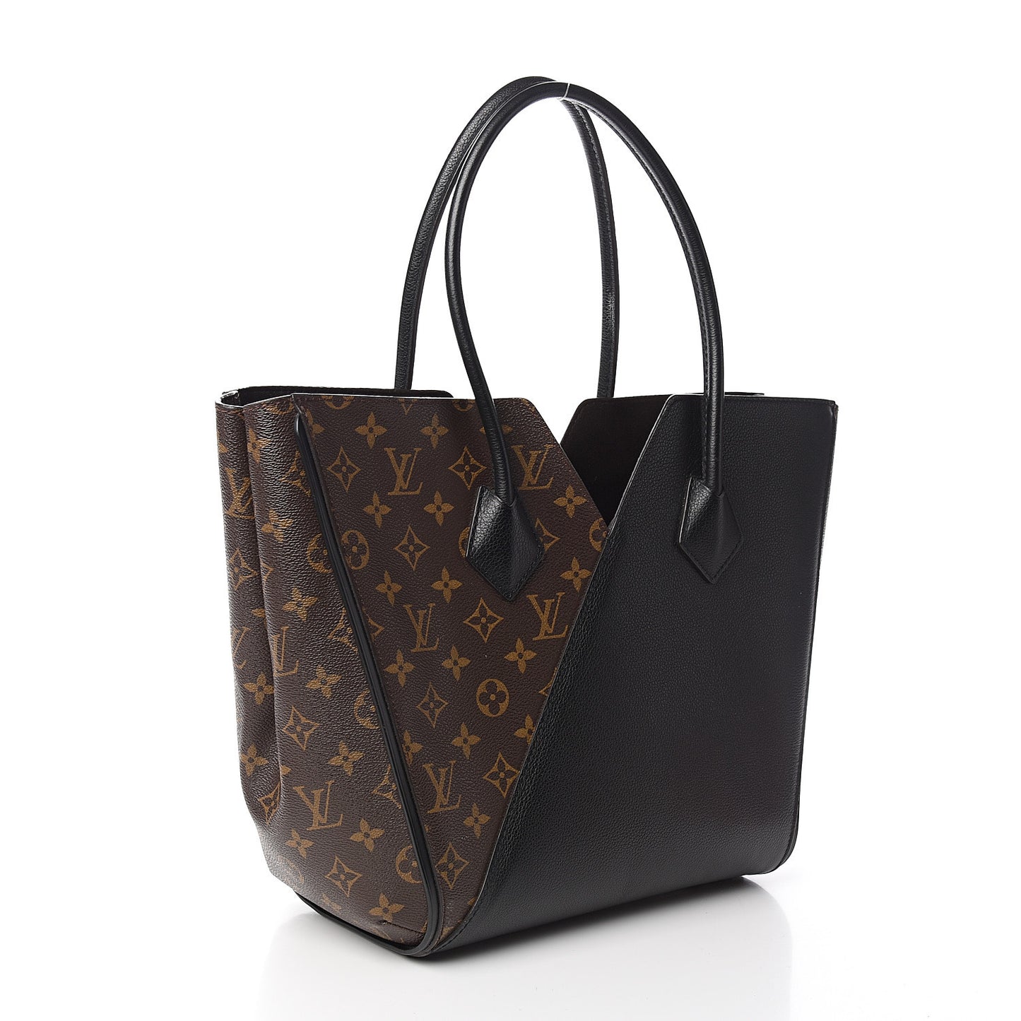 Calfskin Monogram Kimono Tote Black