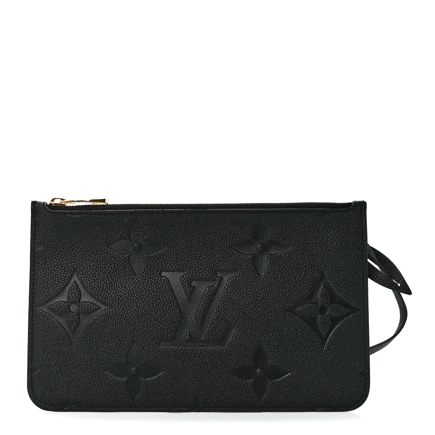 Louis Vuitton Empreinte Monogram Giant Neverfull MM Pochette Black 1 of 9