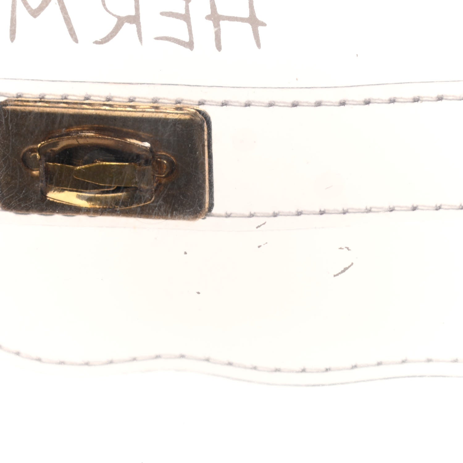 Hermes Vinyl Souvenir De L'Exposition Kelly Transparent 11 of 14
