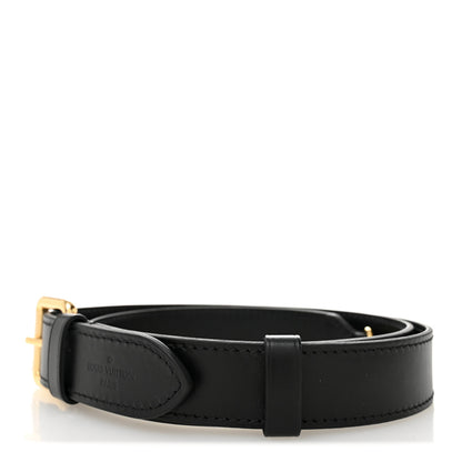 Louis Vuitton Calfskin Adjustable Keepall Bandouliere Shoulder Strap Black 2 of 4
