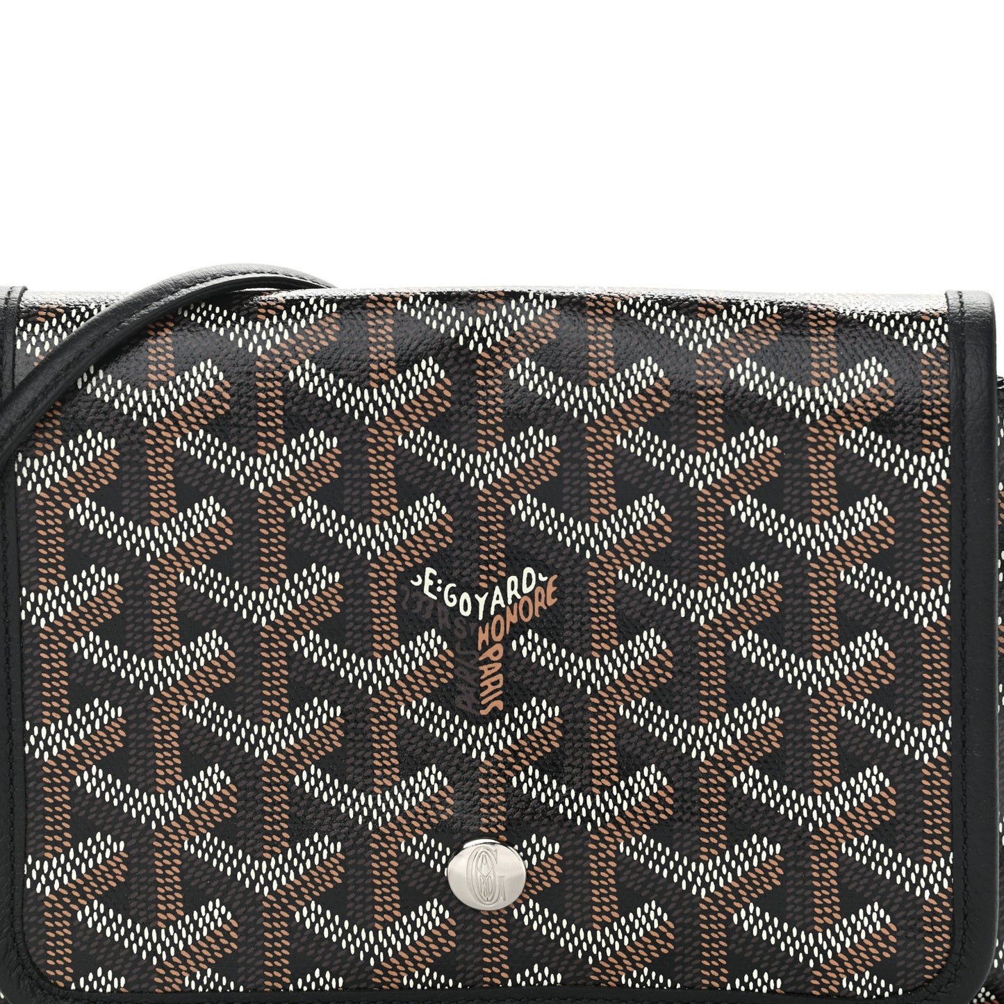 Goyardine Plumet Wallet Clutch Black