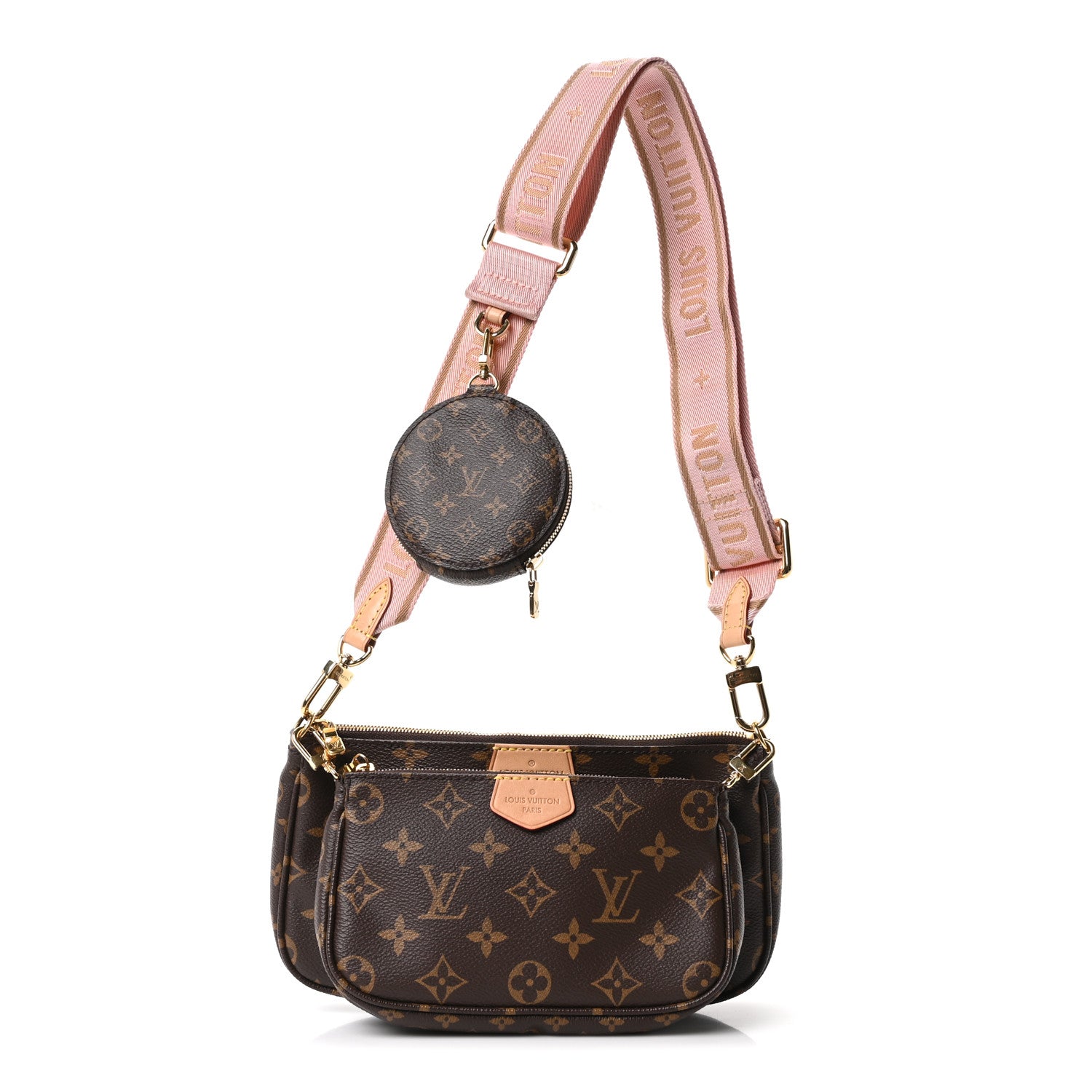 Louis Vuitton Monogram Multi Pochette Accessories Rose Clair Rose Clair 1 of 9