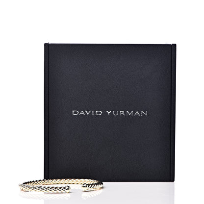 David Yurman 18K Yellow Gold 4mm Cablespira Bracelet 5 of 5
