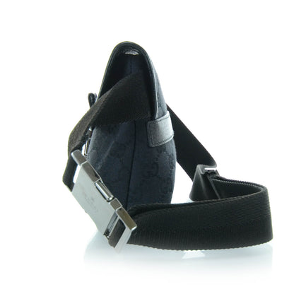 Gucci GG Monogram Web Buckle Belt Bag Black 4 of 10