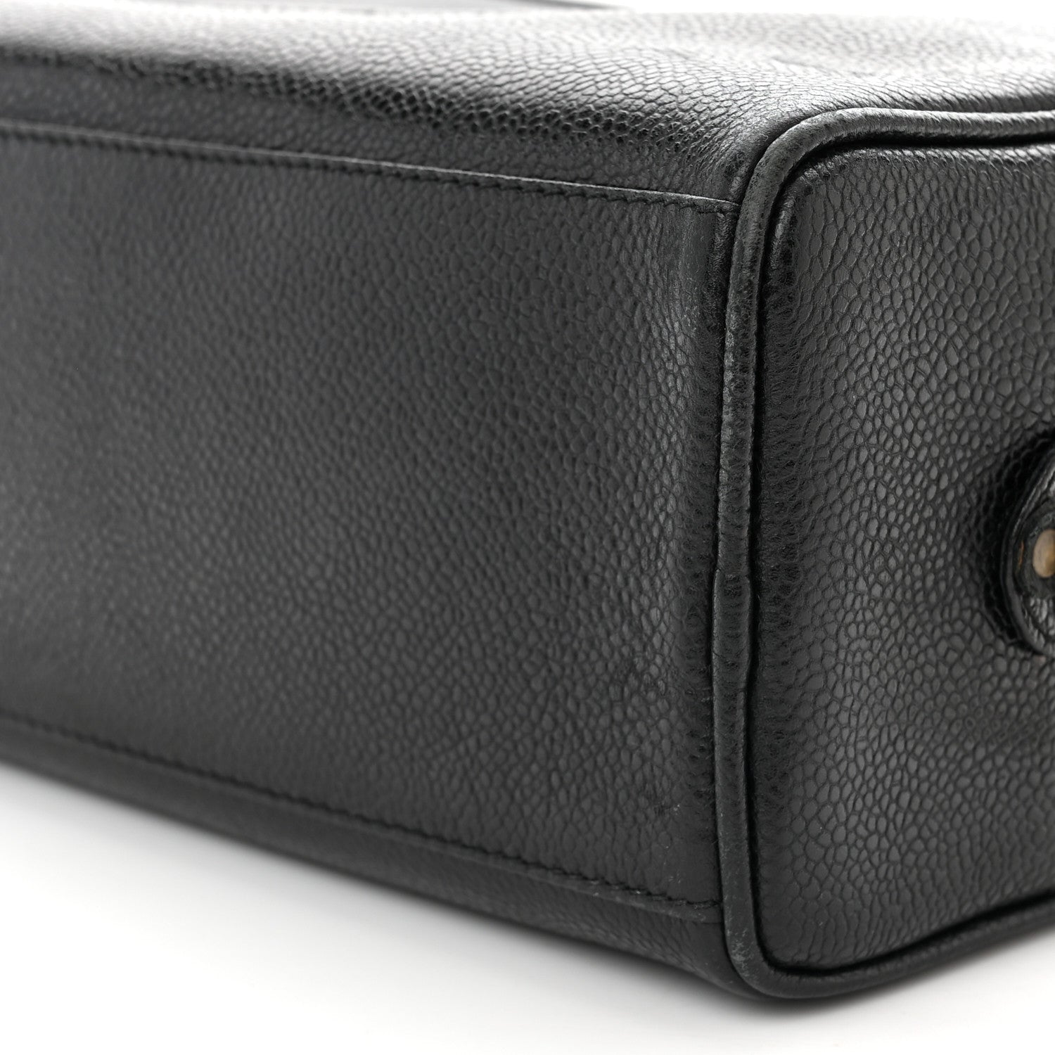 Chanel Caviar Timeless CC Cosmetic Pouch Bag Black 11 of 13