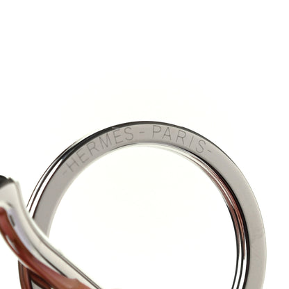 Hermes Palladium Cheval Key Ring 3 of 6