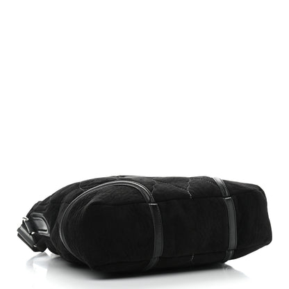 Chanel Microsuede Quilted Rodeo Drive Hobo Black 3 of 9