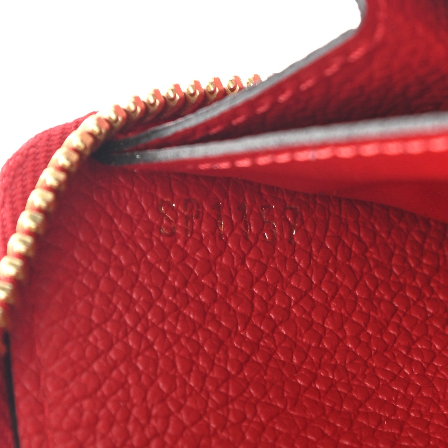 Louis Vuitton Empreinte Clemence Wallet Cherry 7 of 8