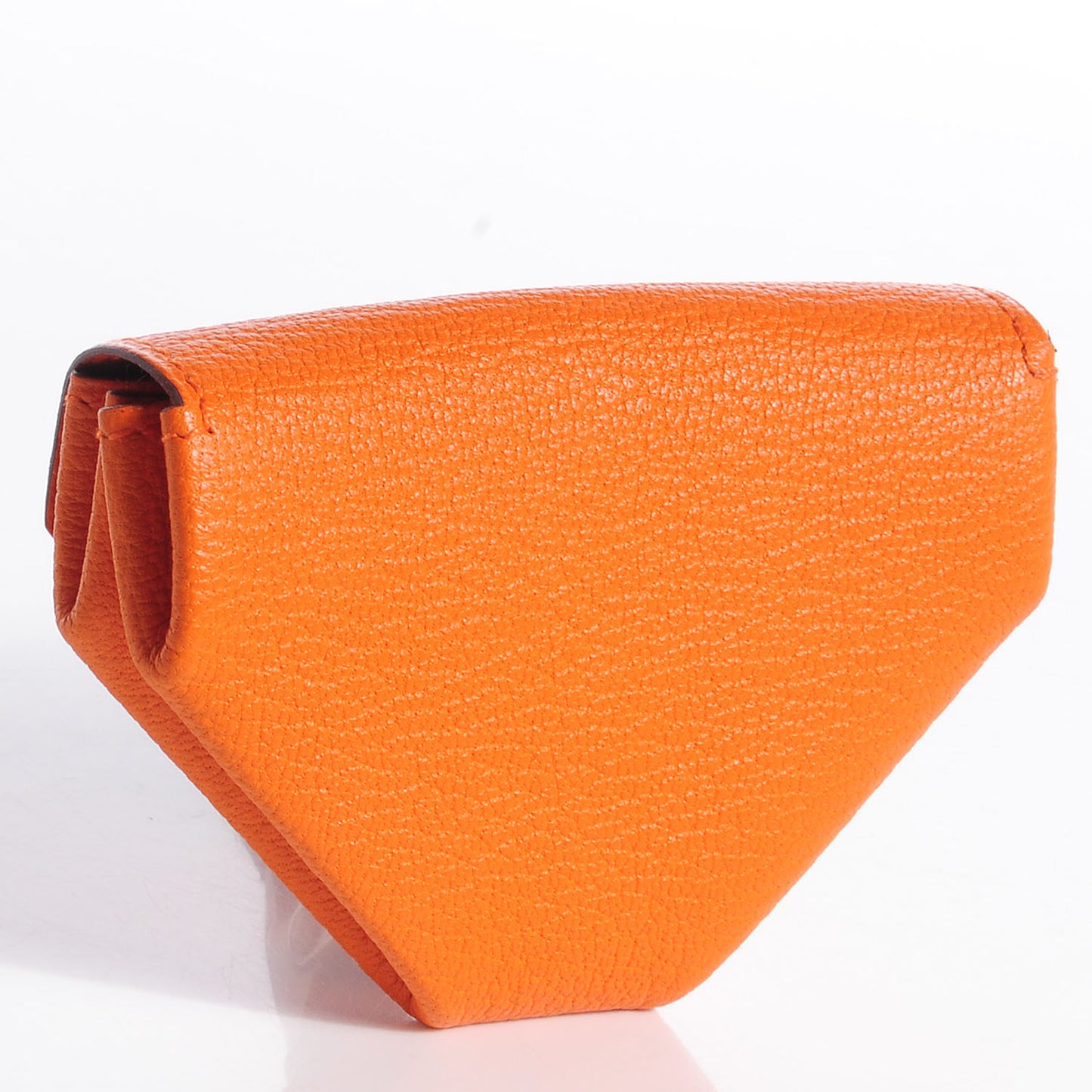 Chevre Mysore Le 24 Coin Purse Orange
