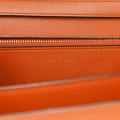 Celine Box Calfskin Medium Classic Box Flap Bag Chestnut 7 of 13