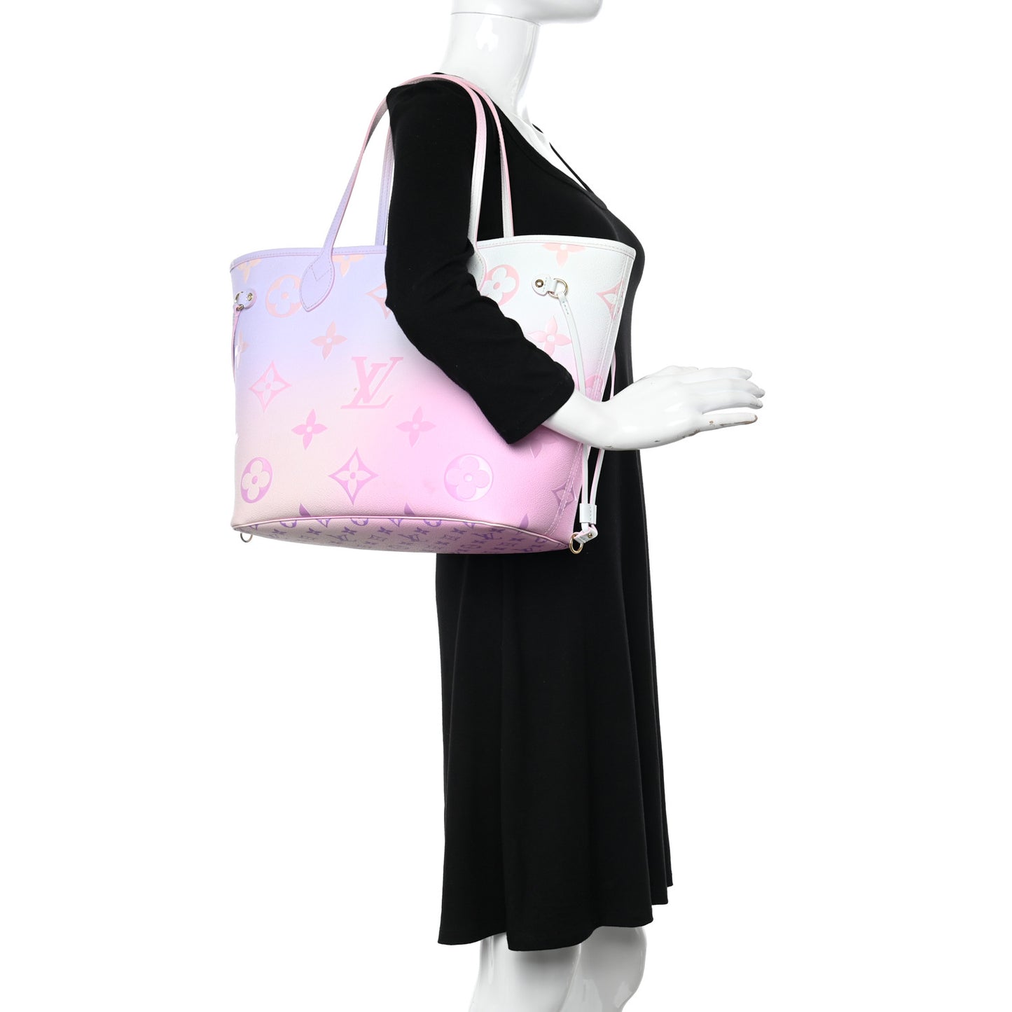 Monogram Giant Spring In The City Neverfull MM Sunrise Pastel