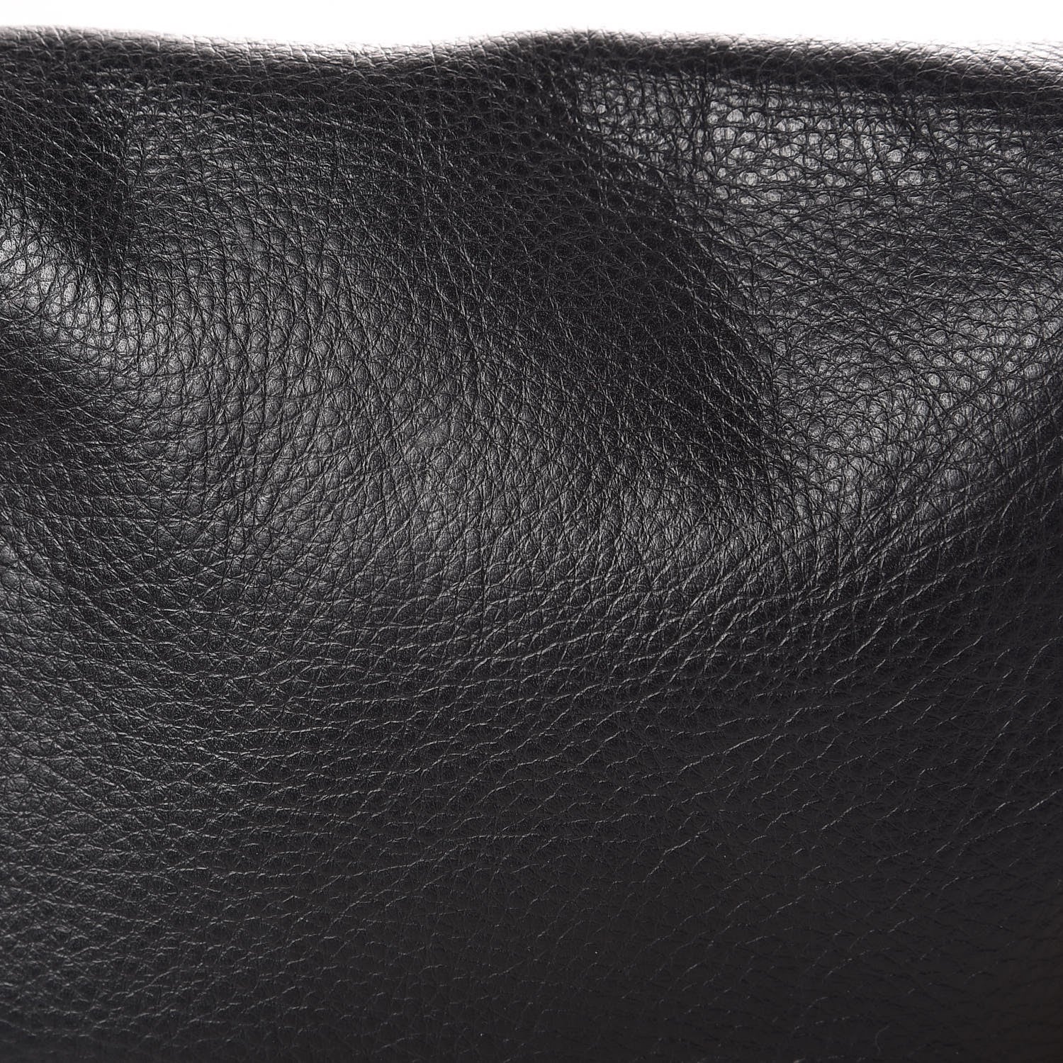 Fendi Vitello Flamingo Fendista Pouchette Crossbody Black 8 of 8
